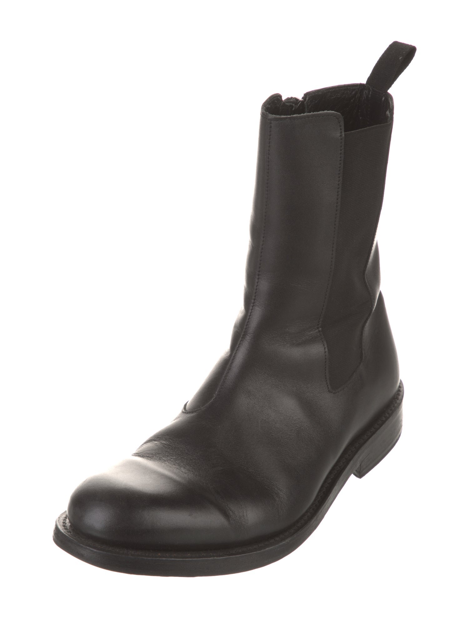Balmain Leather Chelsea Boots