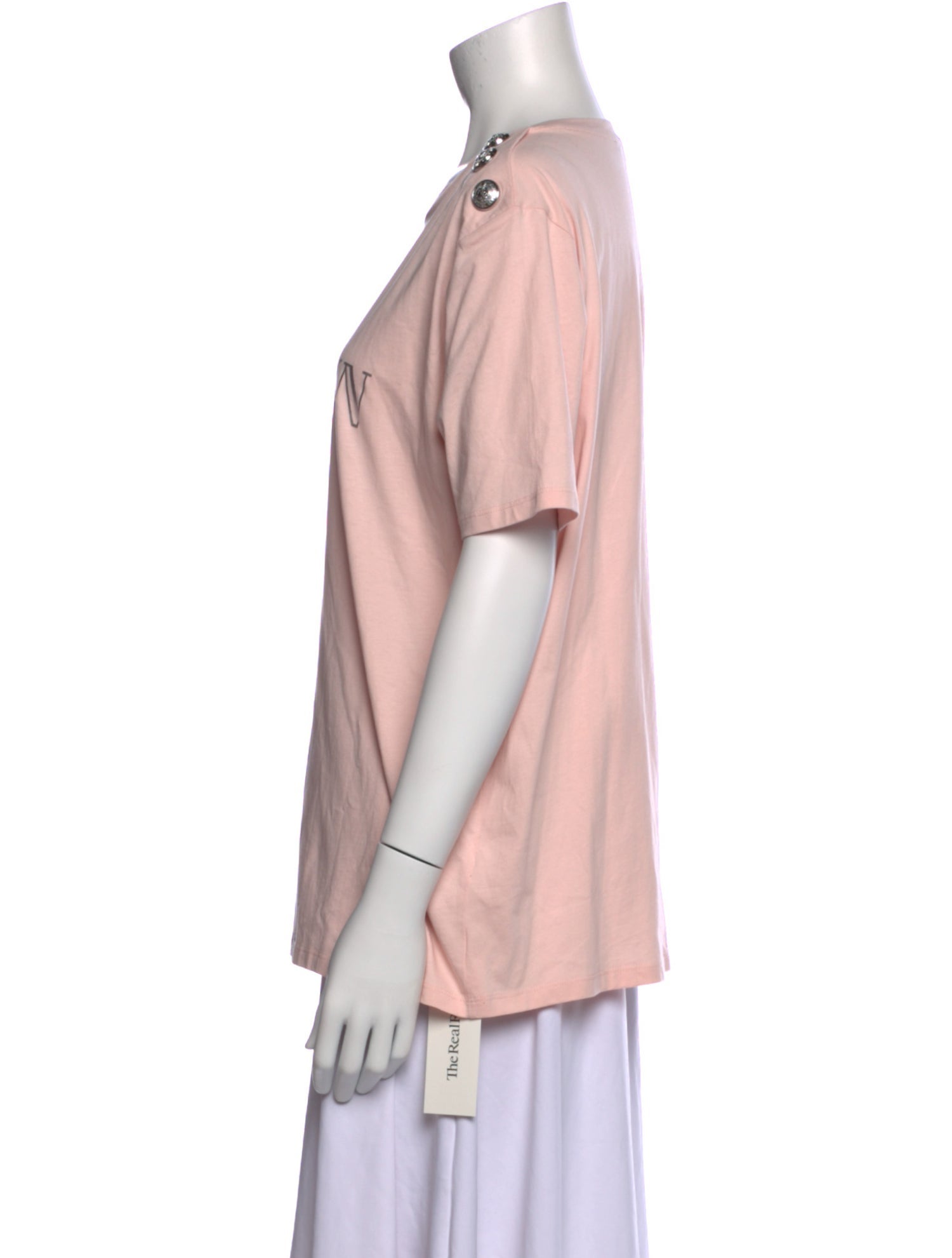 Balmain Graphic Print Crew Neck T-Shirt