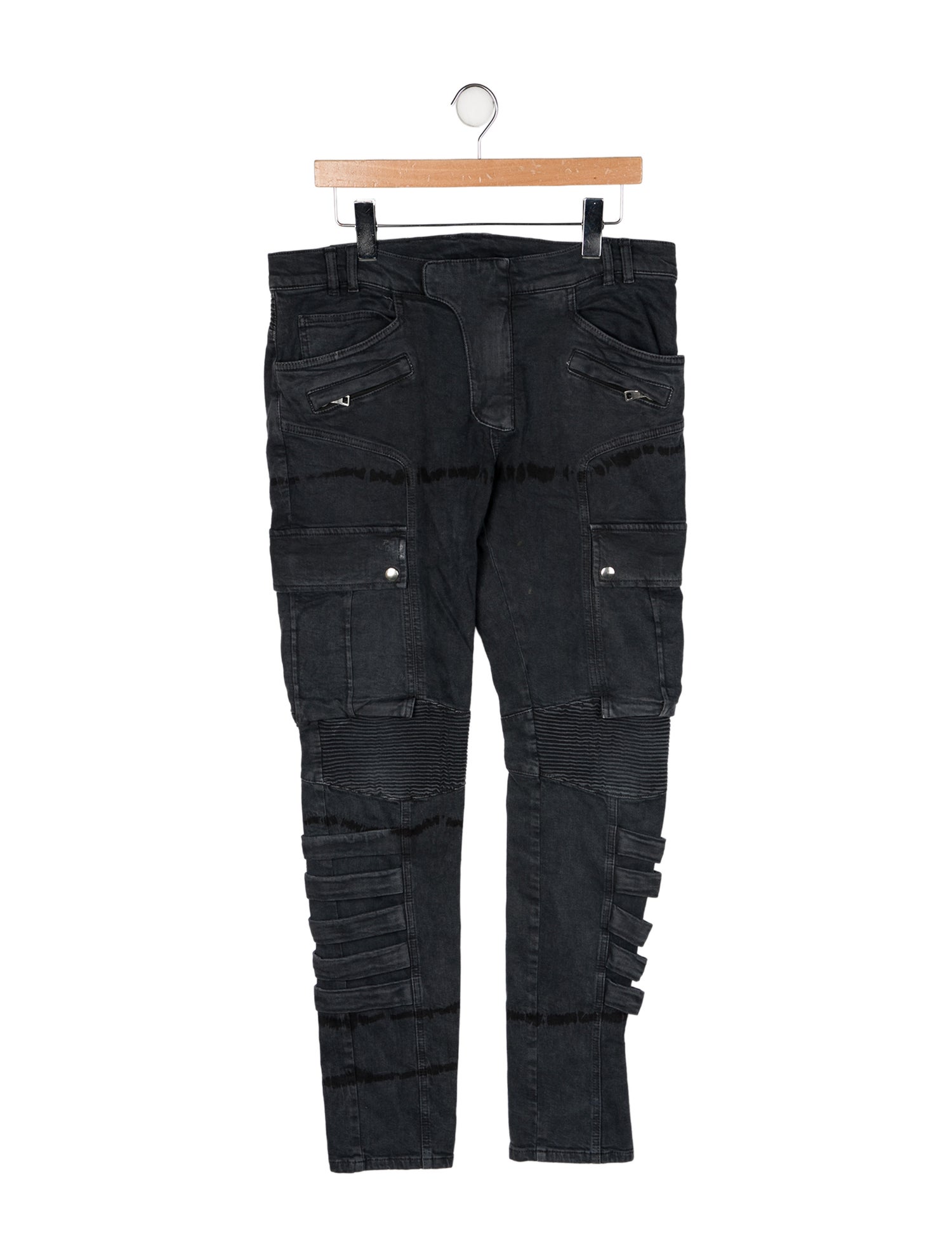 Balmain Mid-Rise Straight Leg Jeans