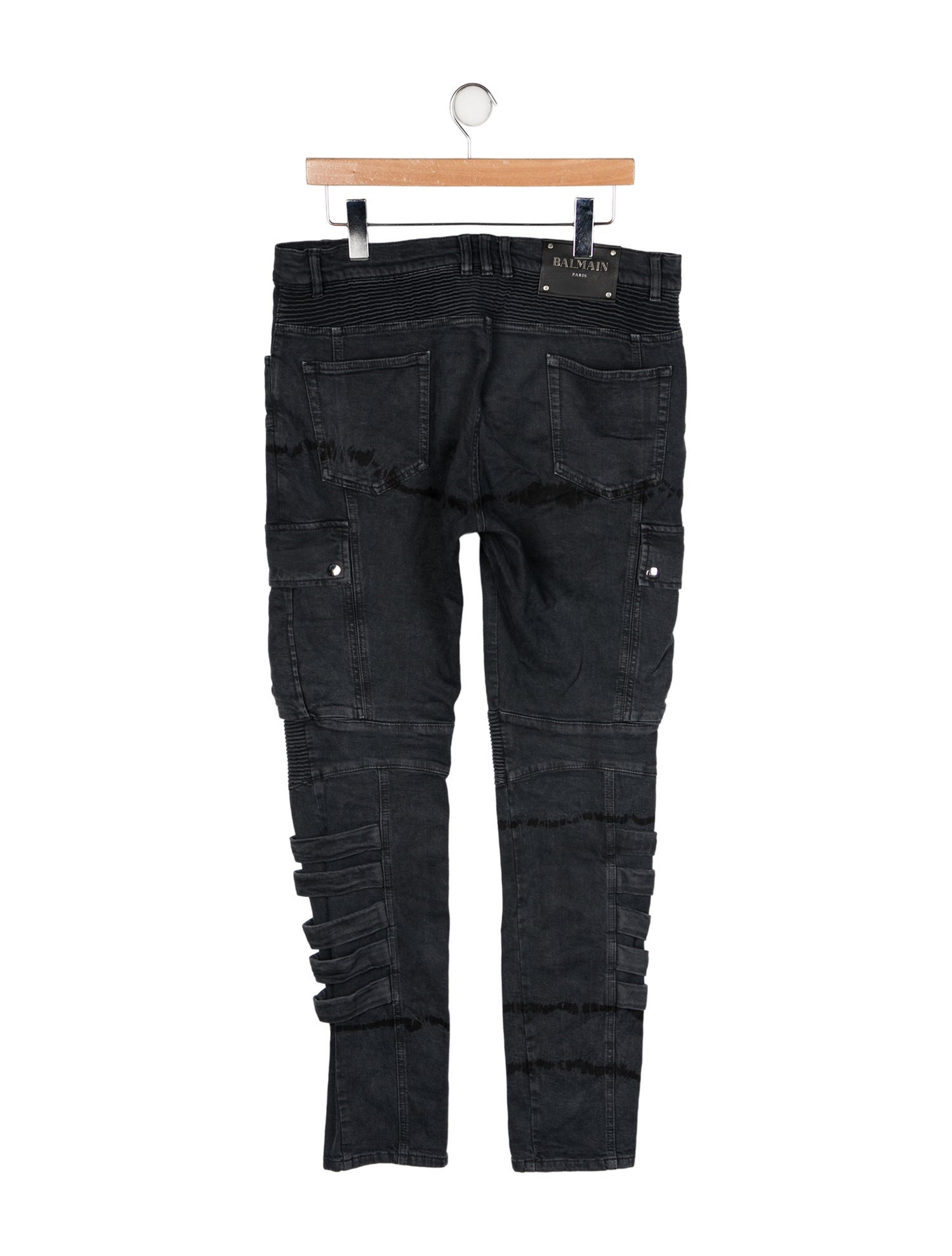 Balmain Mid-Rise Straight Leg Jeans