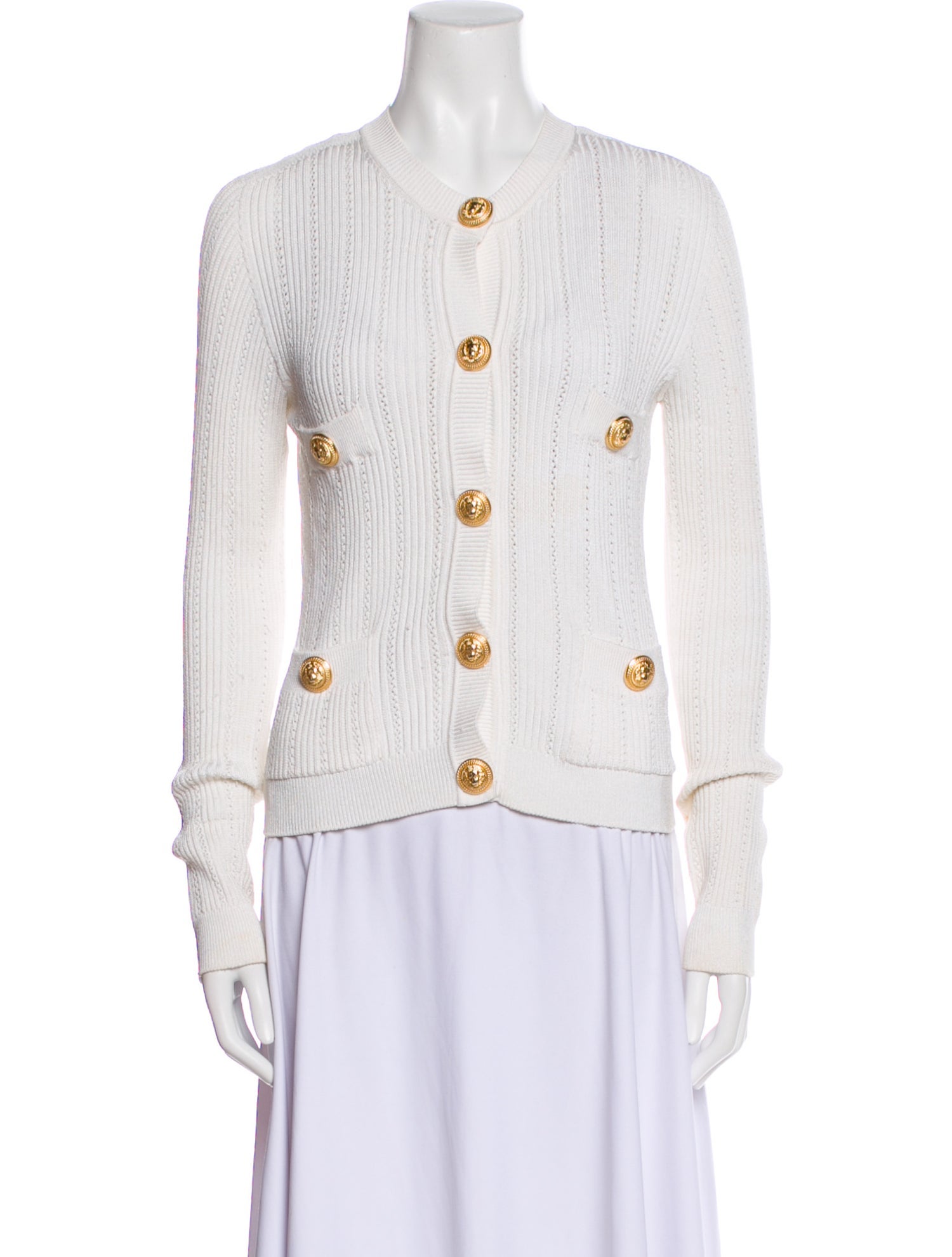 Balmain V-Neck Sweater