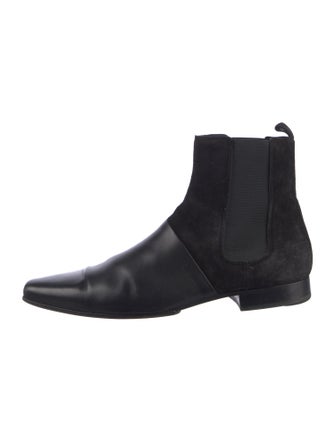 Balmain Suede Chelsea Boots