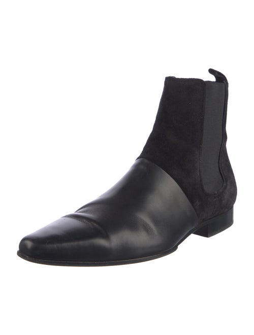 Balmain Suede Chelsea Boots