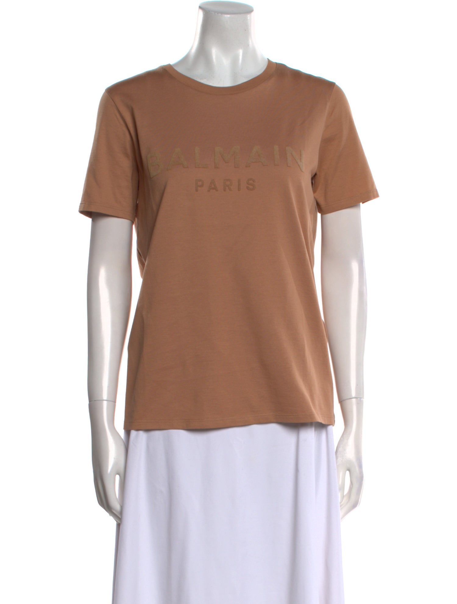 Balmain Graphic Print Crew Neck T-Shirt w/ Tags