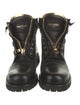 Balmain Leather Combat Boots