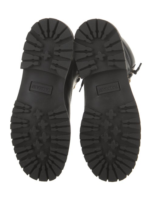 Balmain Leather Combat Boots