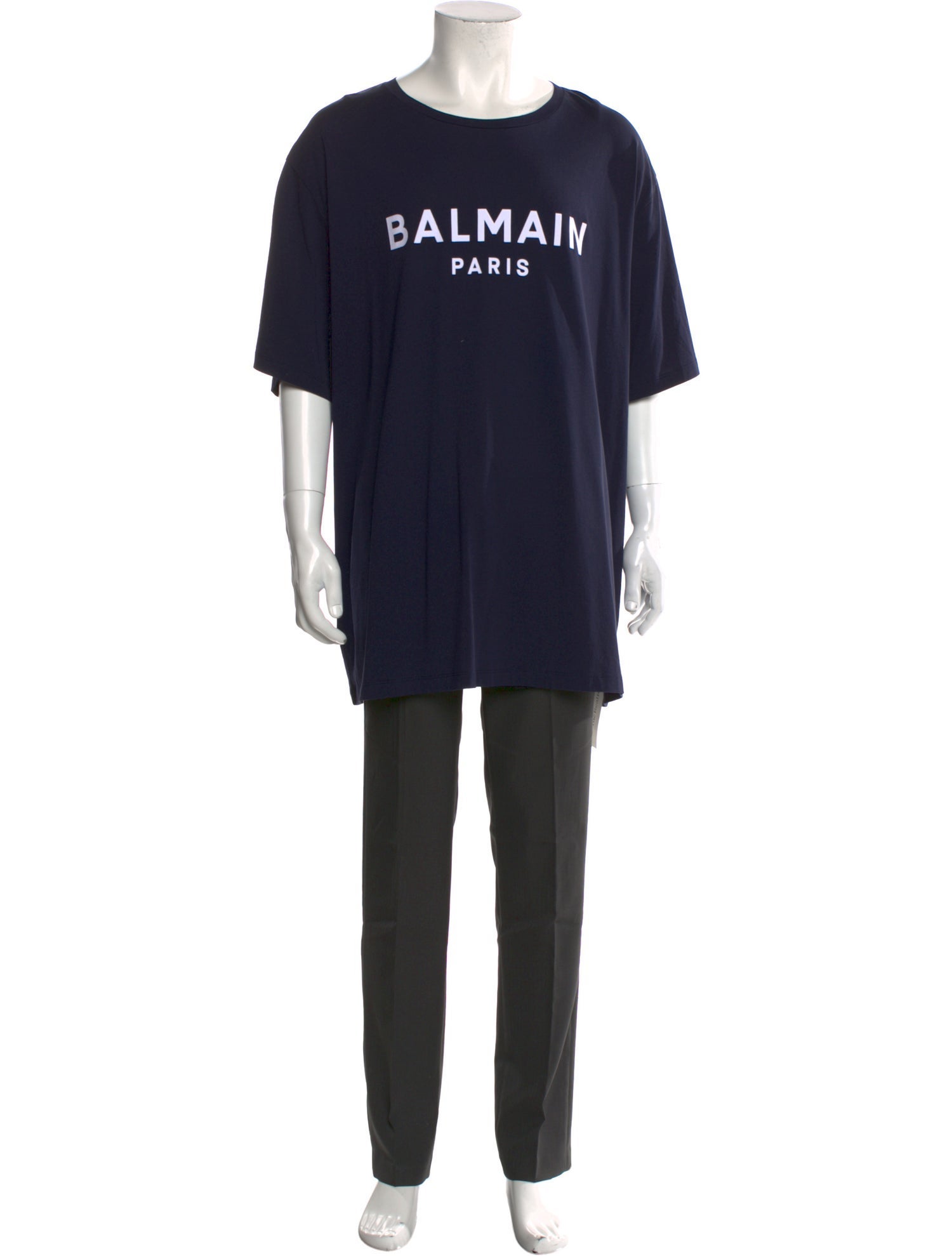 Balmain Signature Logo Graphic Print T-Shirt