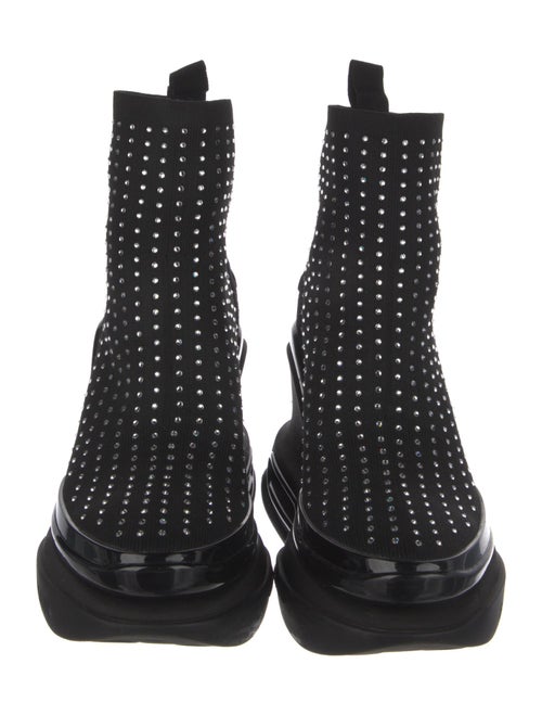 Balmain Crystal Embellishments Sock Boots