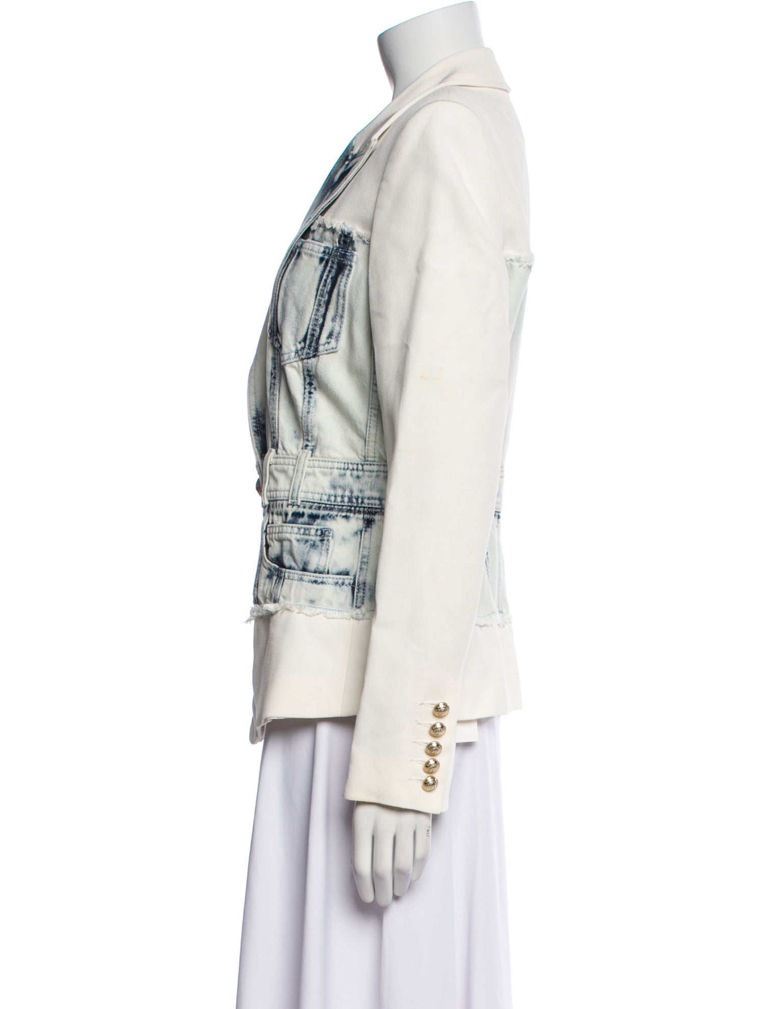 Balmain Tie-Dye Print Blazer