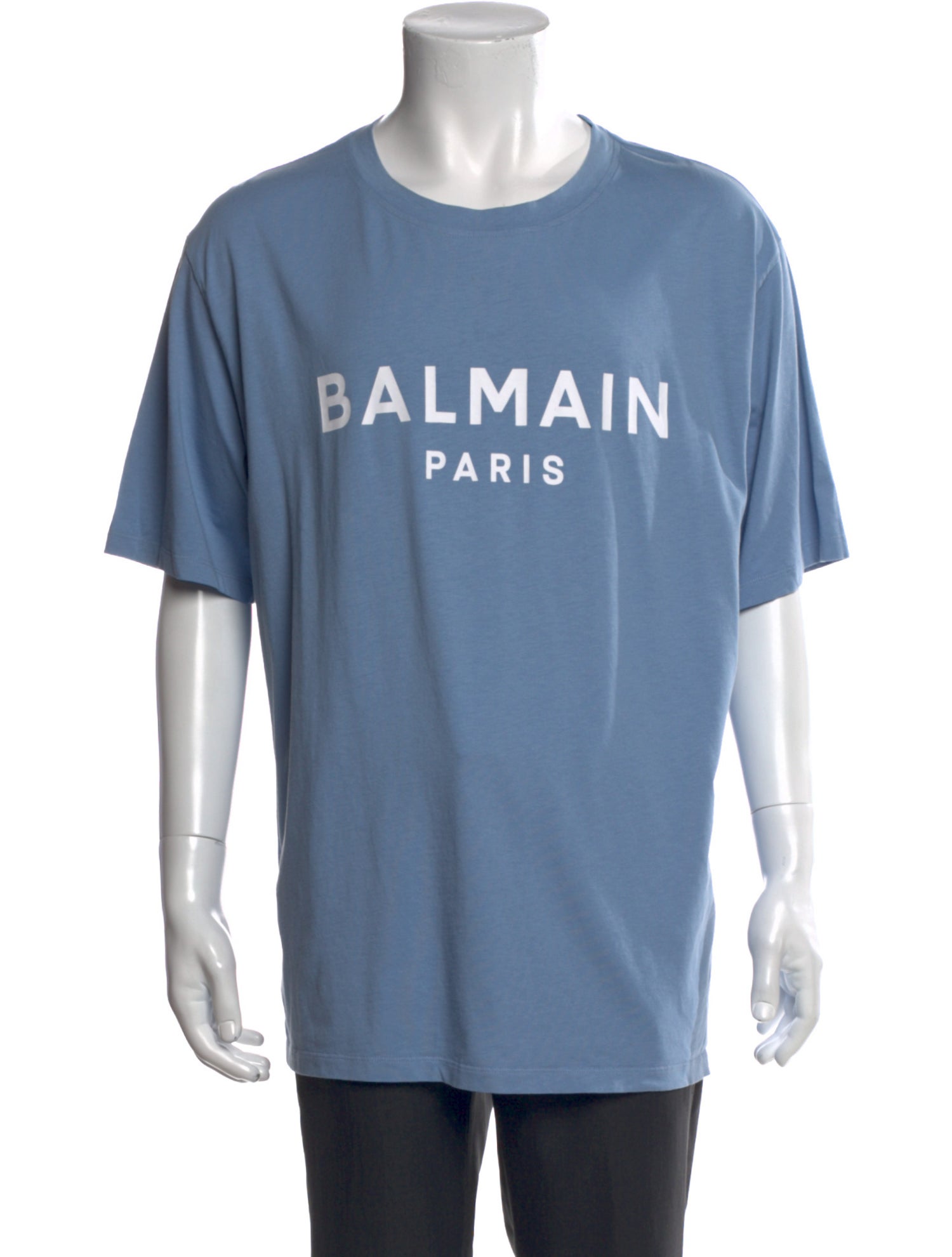 Balmain Graphic Print Crew Neck T-Shirt