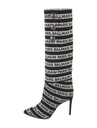Balmain Printed Sock Boots