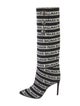 Balmain Printed Sock Boots