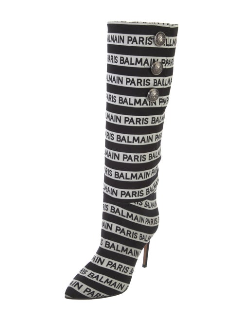 Balmain Printed Sock Boots