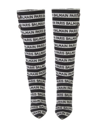 Balmain Printed Sock Boots