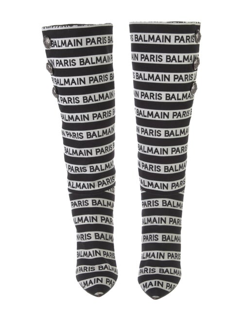 Balmain Printed Sock Boots