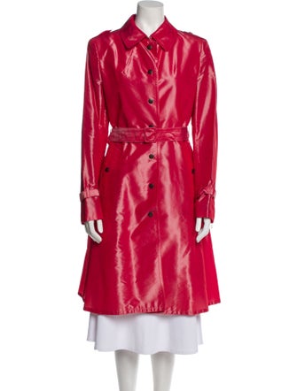 Balmain Leather Trench Coat