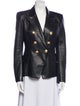 Balmain Leather Blazer