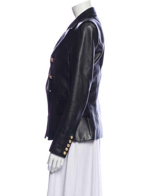 Balmain Leather Blazer