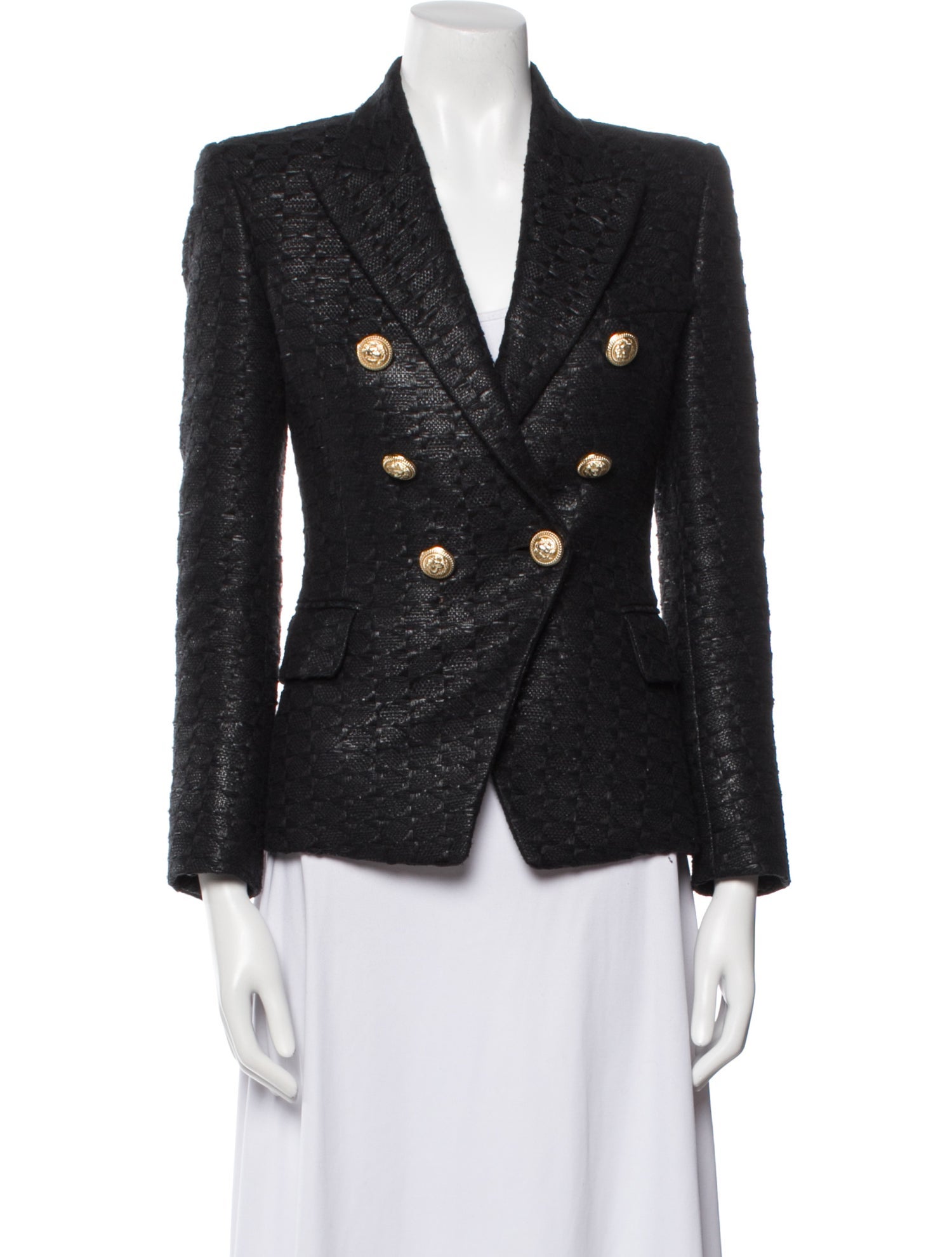 Balmain Animal Print Blazer