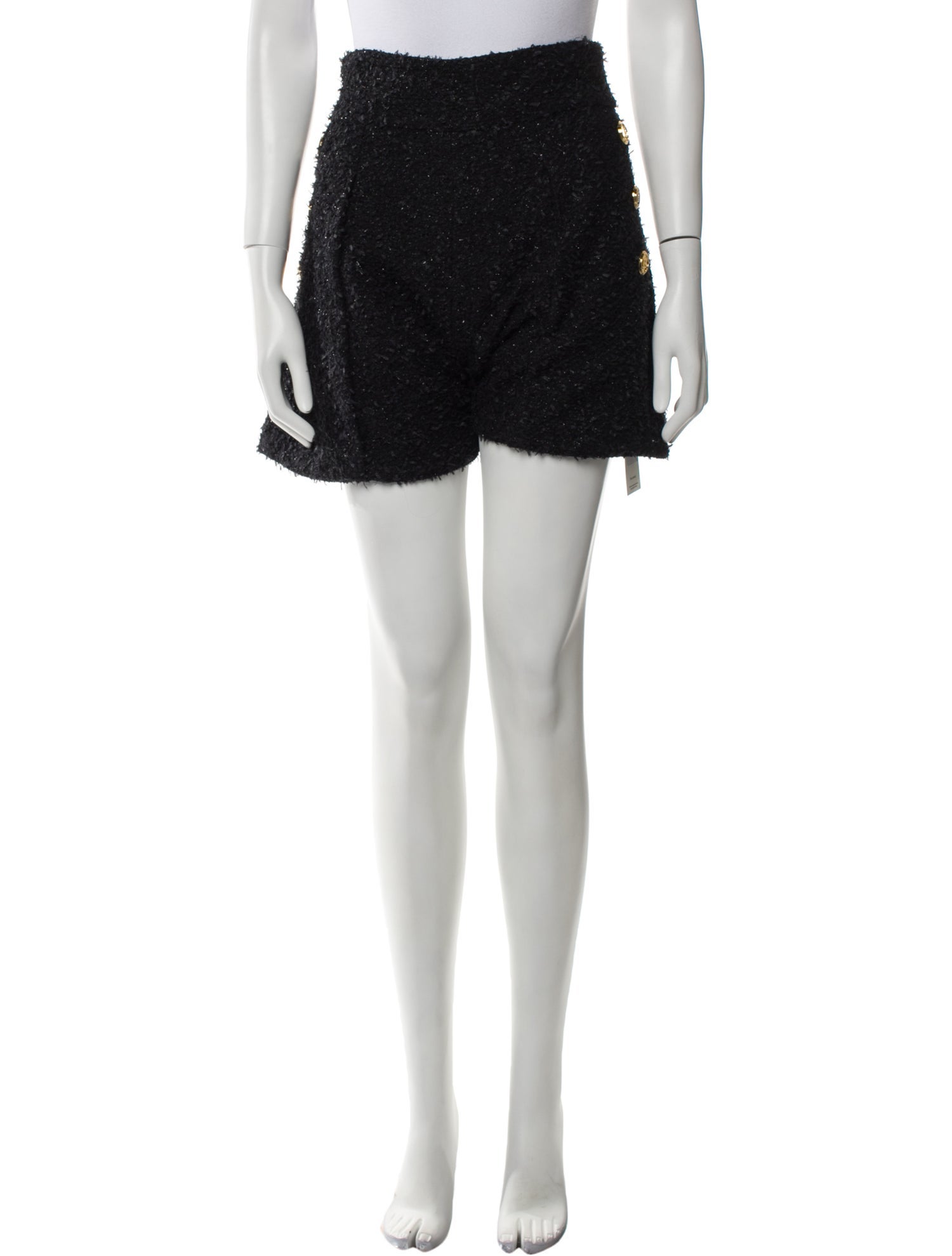 Balmain Tweed Mini Shorts