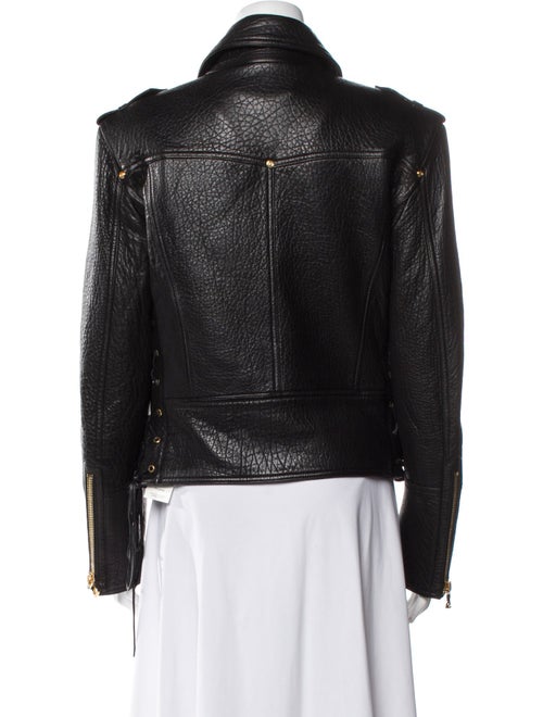 Balmain Leather Biker Jacket