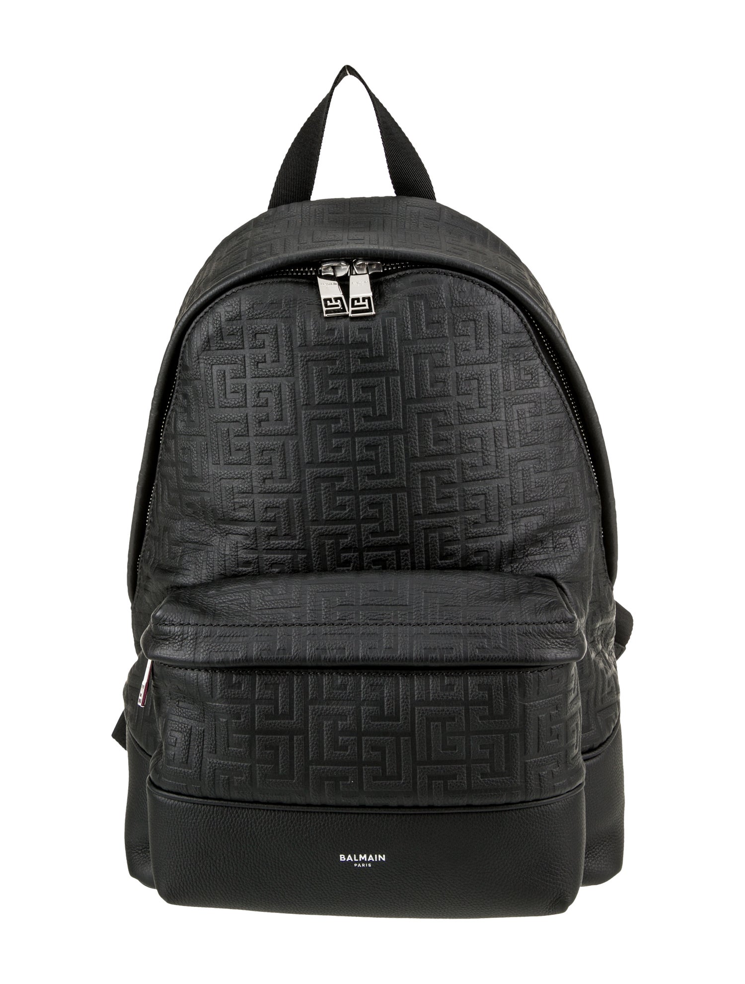 Balmain Leather Backpack