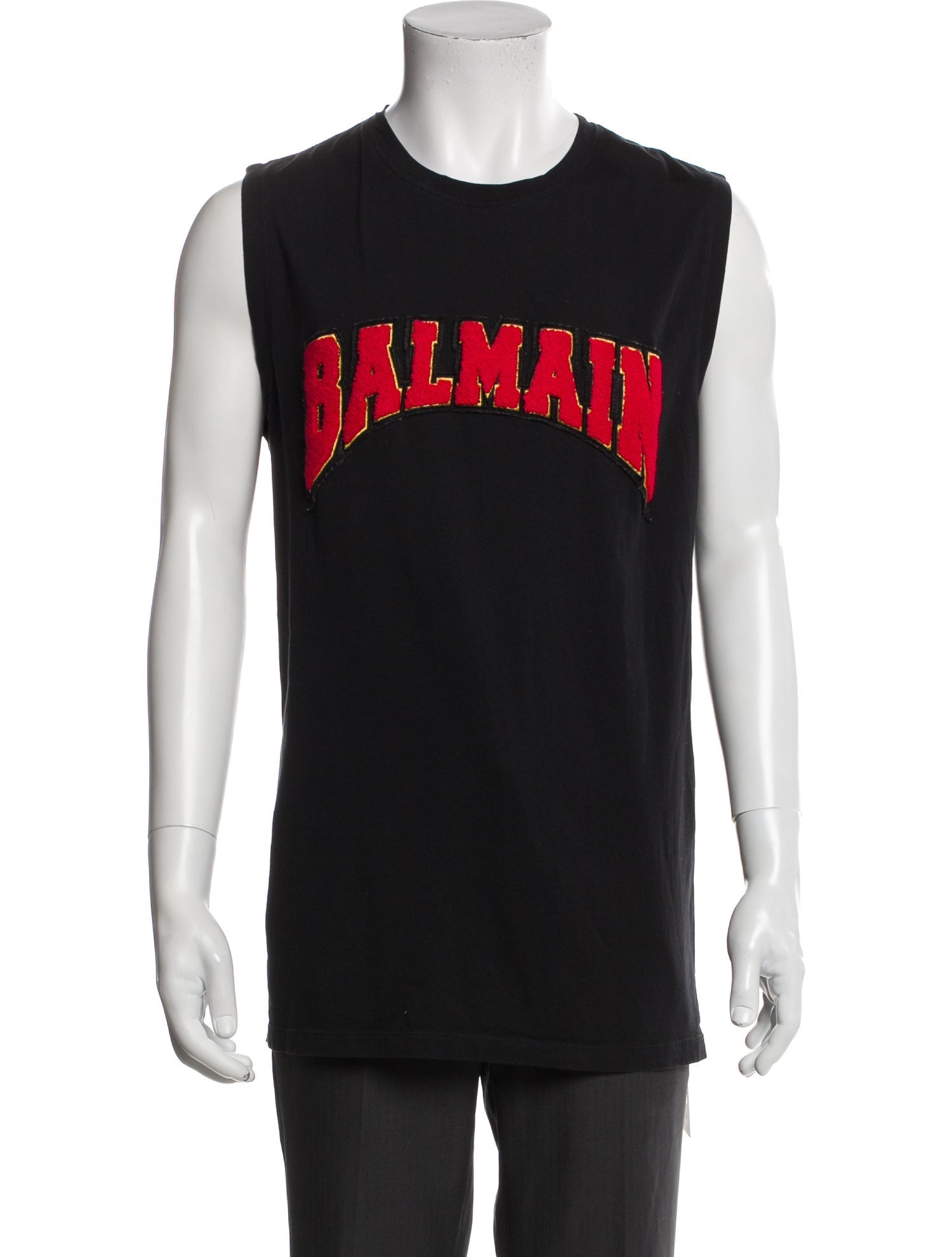 Balmain Graphic Print Crew Neck T-Shirt