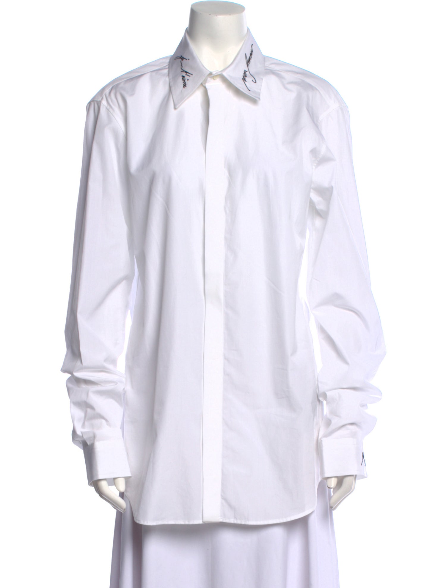 Balmain Long Sleeve Button-Up Top