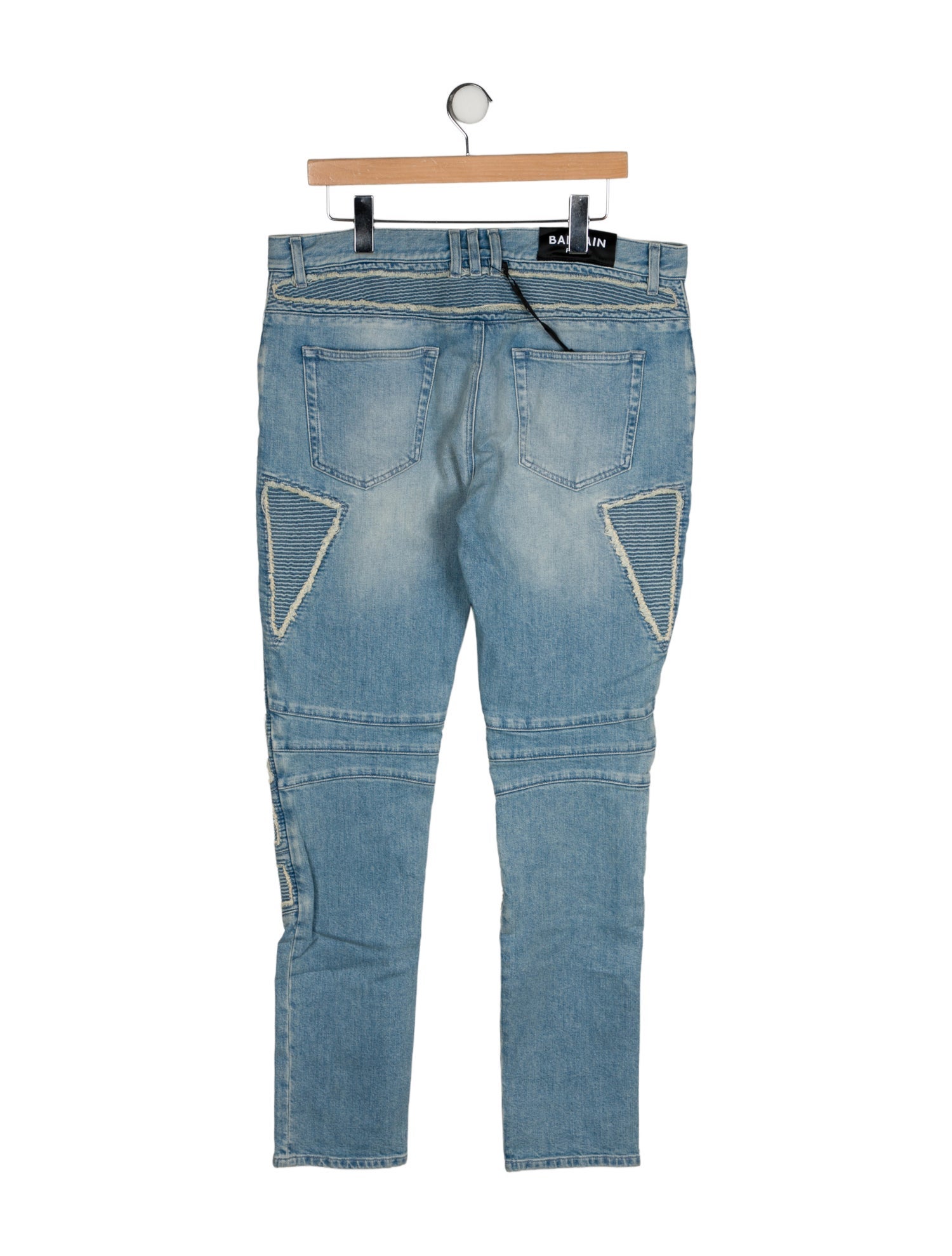 Balmain Moto Jeans w/ Tags