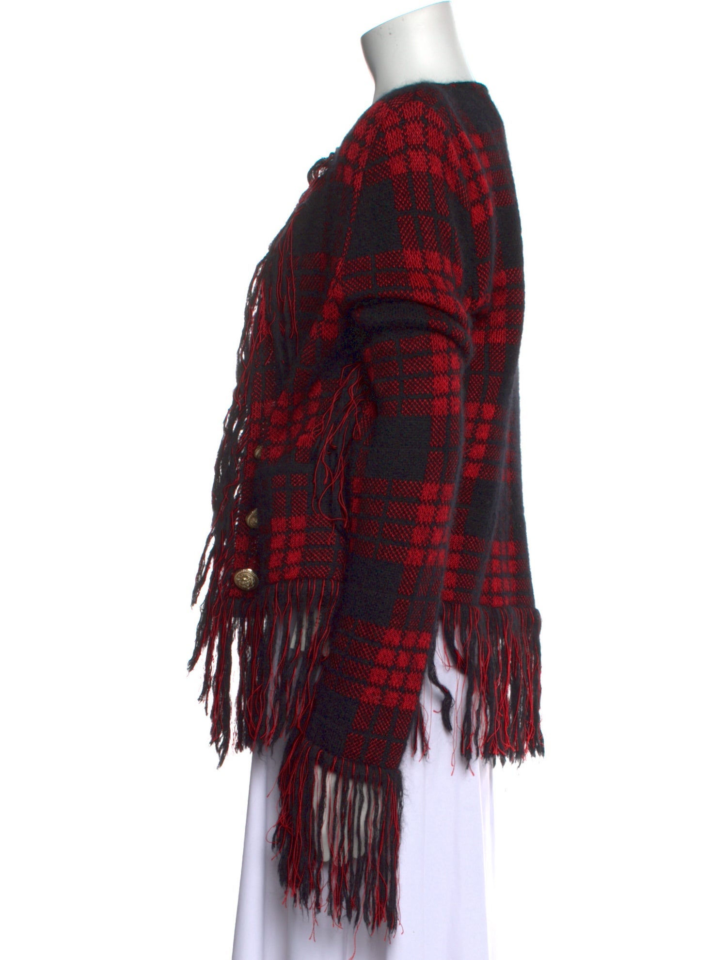 Balmain Mohair Printed Sweater