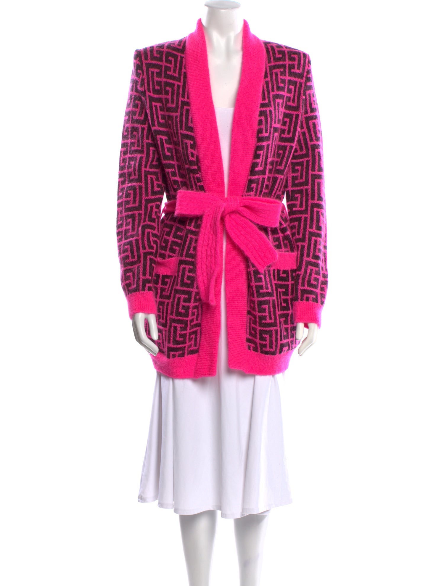 Balmain Merino Wool Printed Sweater