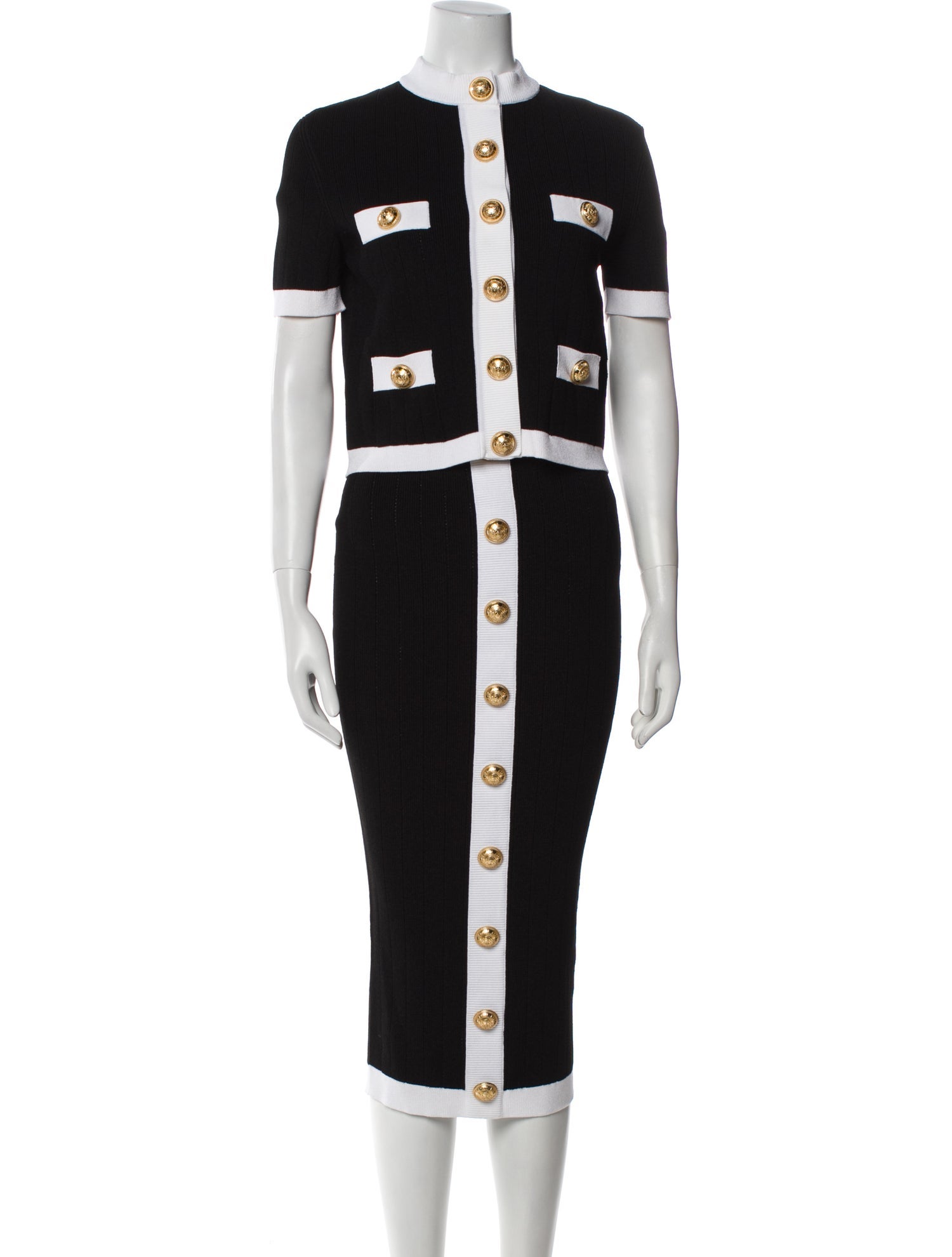 Balmain Skirt Set