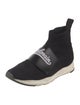 Balmain Embroidered Accent Sock Sneakers