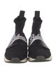 Balmain Embroidered Accent Sock Sneakers
