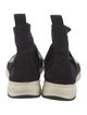 Balmain Embroidered Accent Sock Sneakers