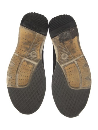 Balmain Embroidered Accent Sock Sneakers