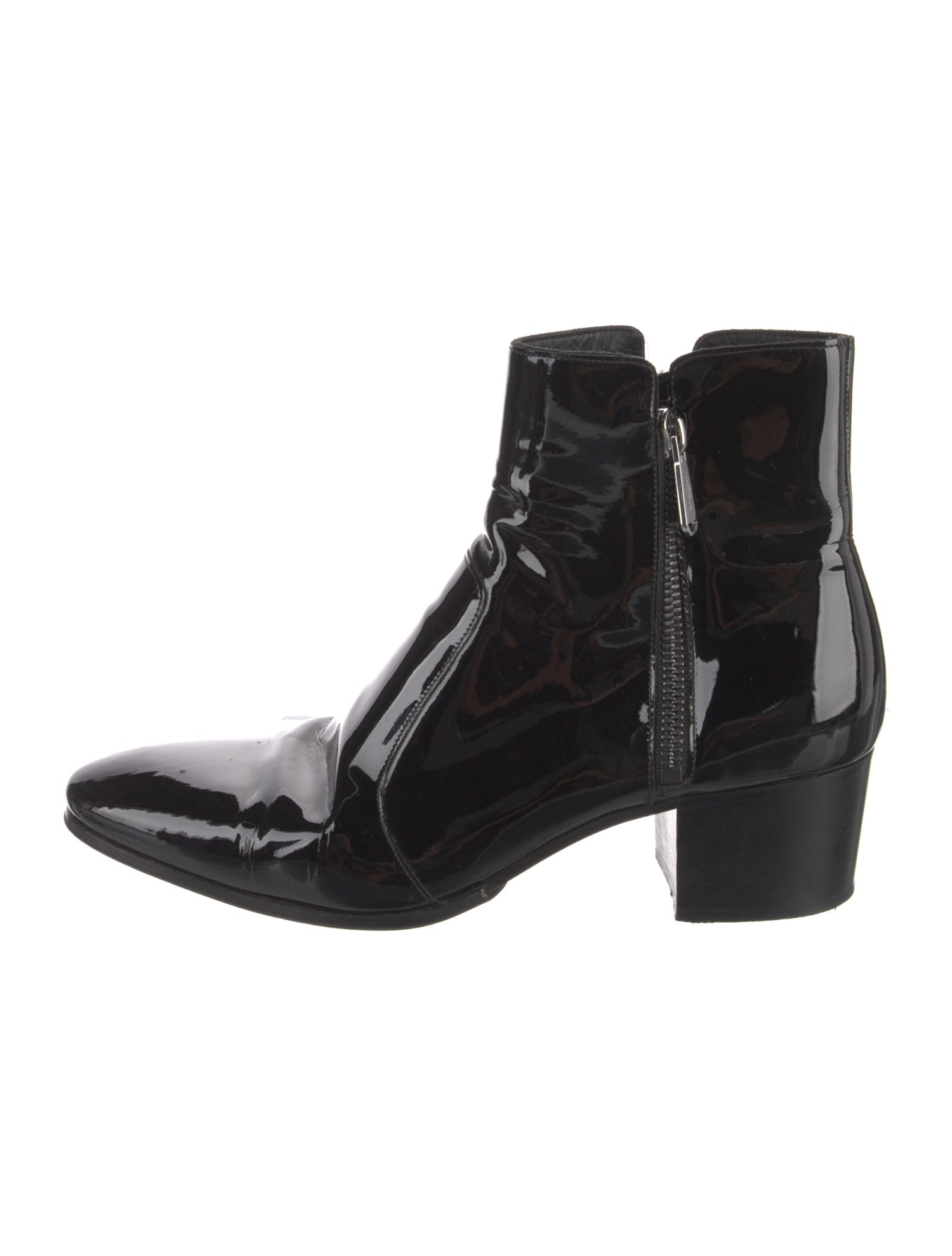 Balmain Patent Leather Boots