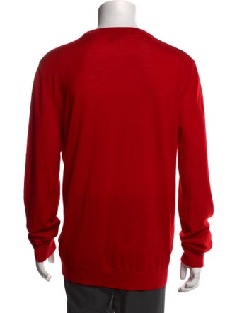 Balmain Signature Logo Virgin Wool Pullover