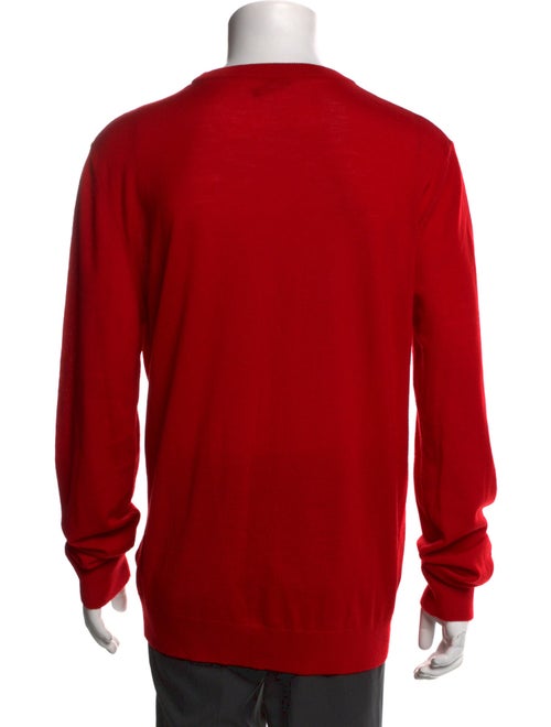 Balmain Signature Logo Virgin Wool Pullover