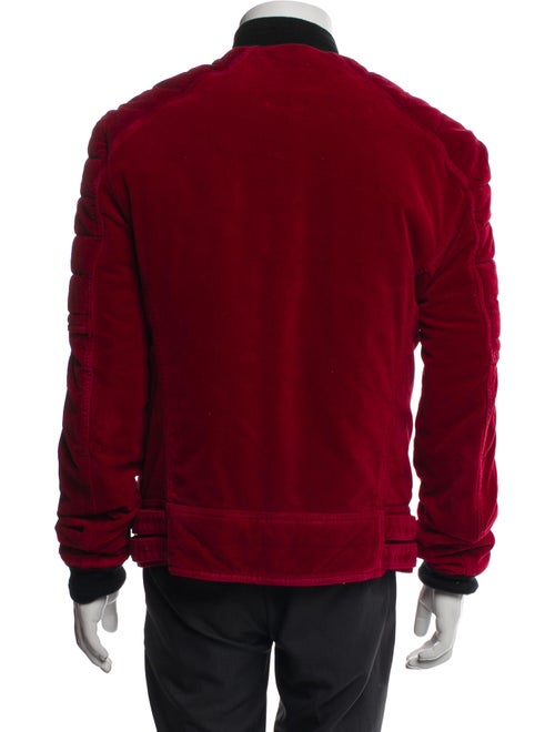 Balmain Graphic Print Utility Jacket