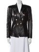 Balmain Leather Blazer