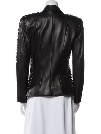 Balmain Leather Blazer