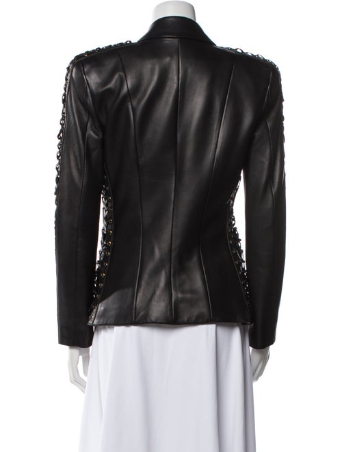 Balmain Leather Blazer