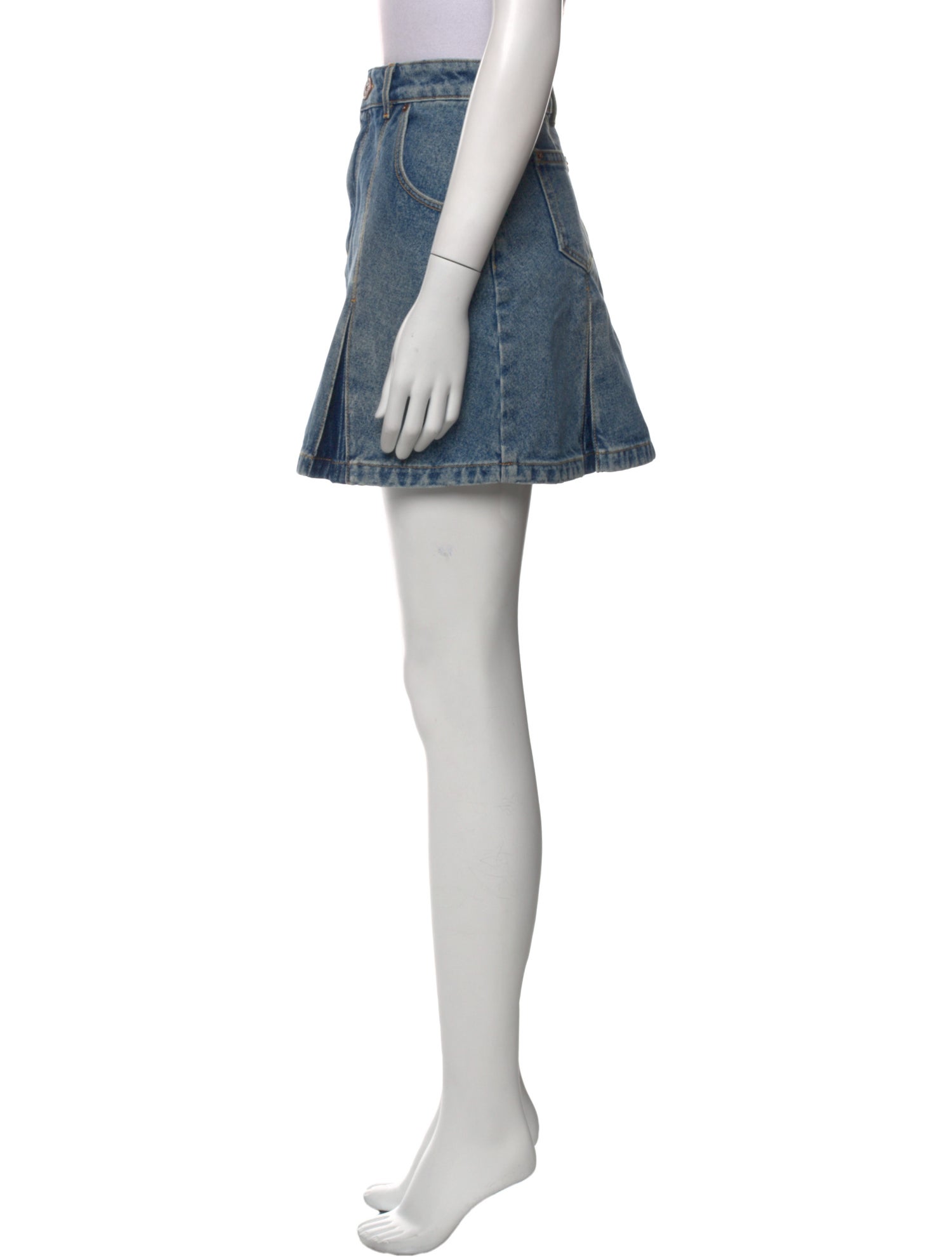 Balmain Raw-Edge Trim Mini Skirt w/ Tags