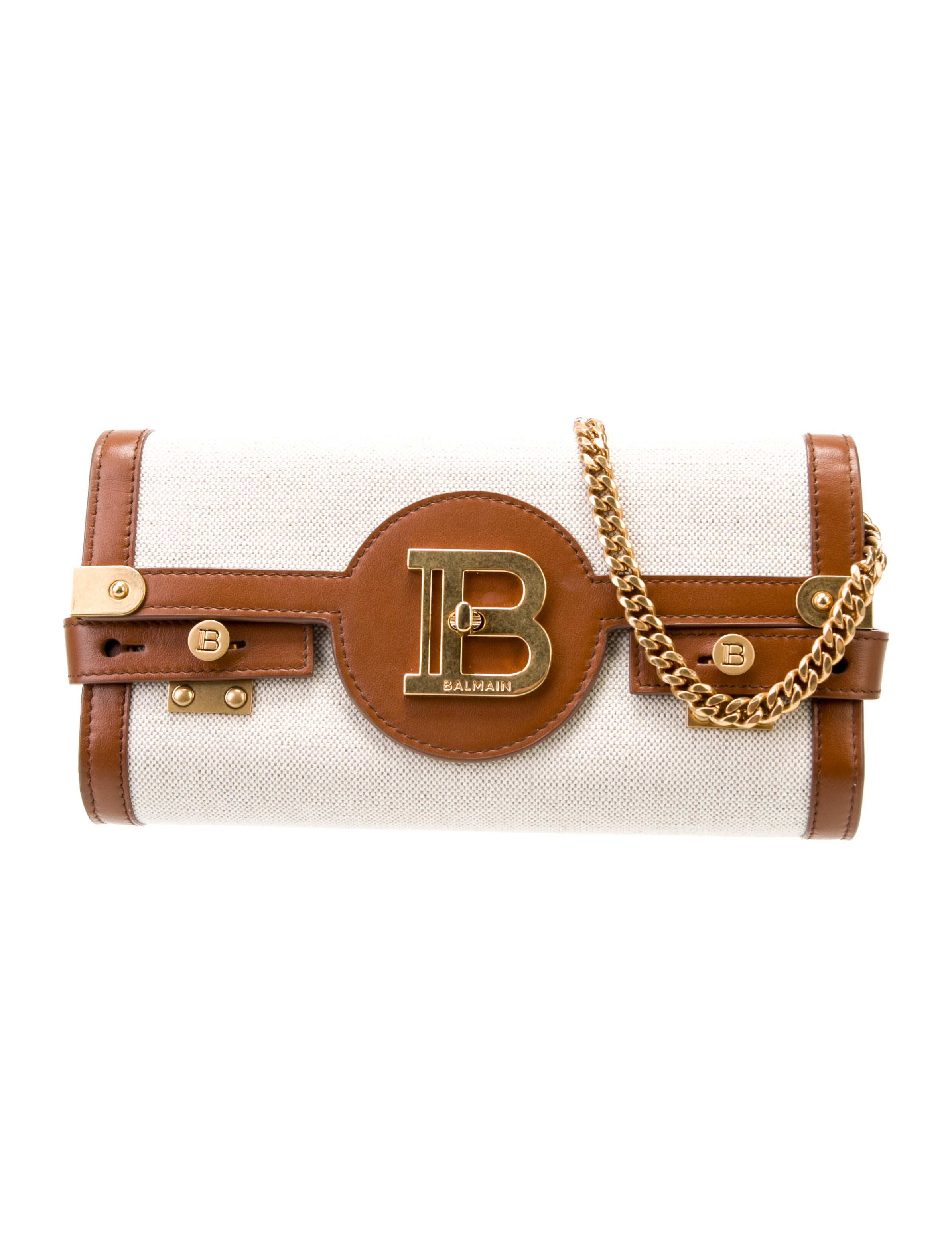 Balmain Canvas Shoulder Bag