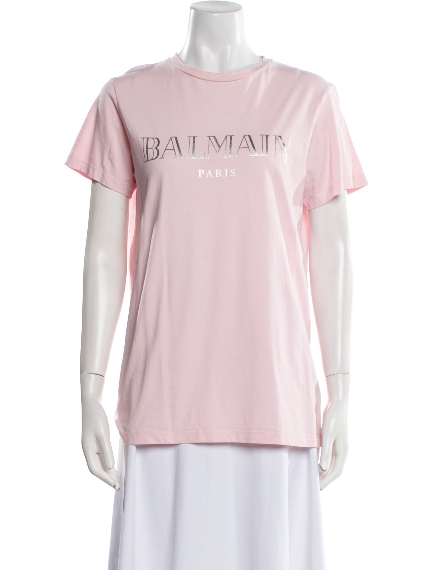 Balmain Graphic Print Crew Neck T-Shirt