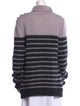Balmain Striped Turtleneck Sweater