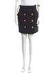 Balmain Wool Mini Skirt