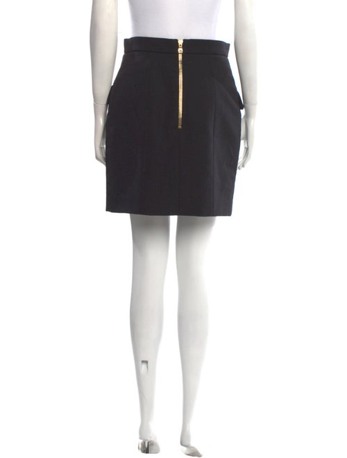 Balmain Wool Mini Skirt