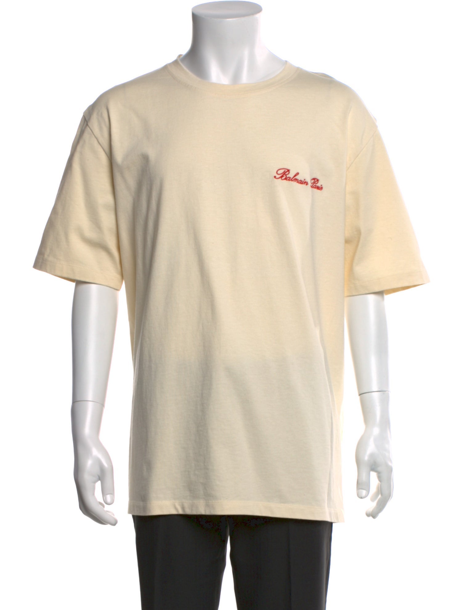 Balmain Graphic Print Crew Neck T-Shirt